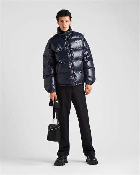 prada down jacket 2020|prada re nylon puffer jacket.